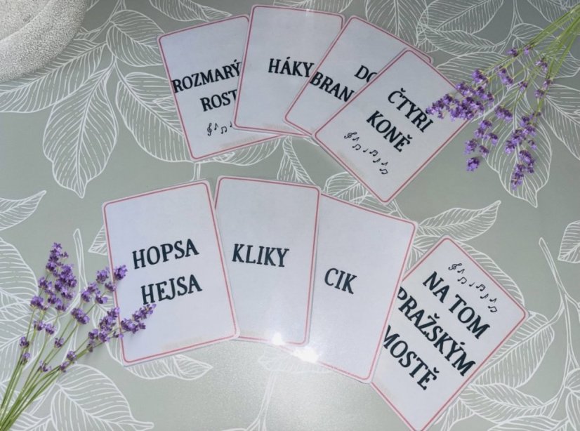 Memokartičky - lidová říkadla a písně