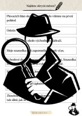 Procvičovací list - skrytá města